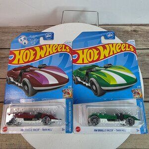 Hot Wheels HW Braille Racer Twin Mill Die-Cast Car 1/10 Set